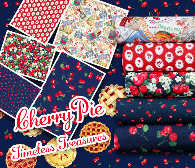 Timeless Treasures Cherry Pie Collection 入荷