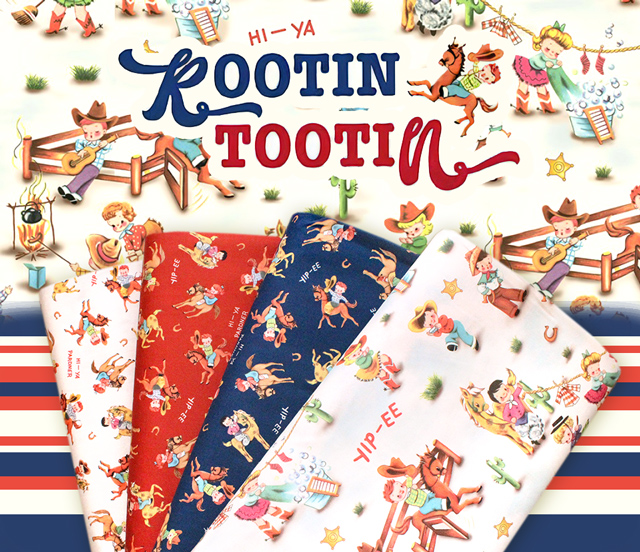 Michael Miller Fabrics Rootin Tootin 入荷