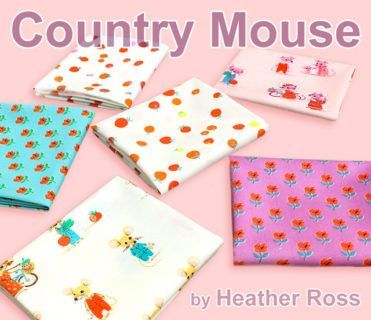 Windham Fabrics Country Mouse Collection by Heather Ross