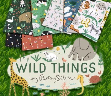 Cloud9 Fabrics Wild Things Collection by Betsy Siber